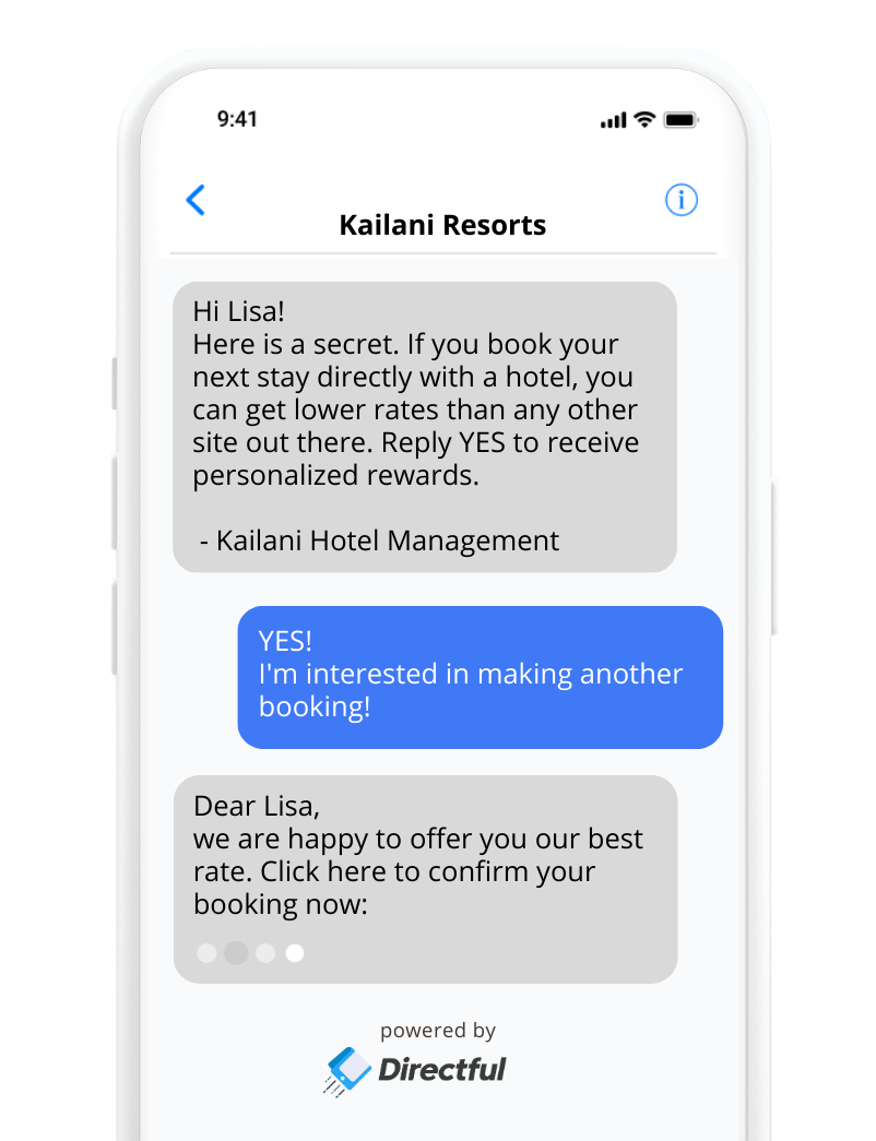 Directful convert OTA guests to direct bookers