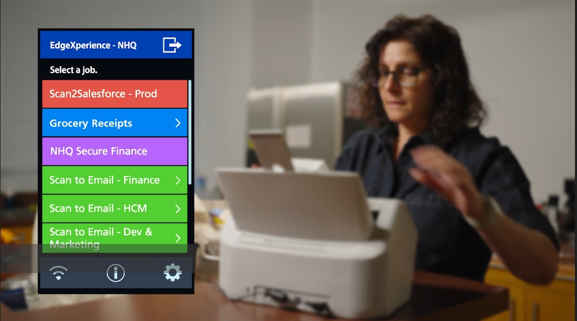 EdgeXperience Capture Service screenshot: The EdgeXperience interface is quick and easy to use