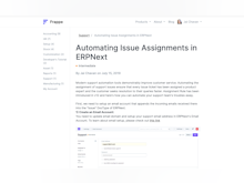 ERPNext Software - ERPNext Knowledge Base in the Support Module