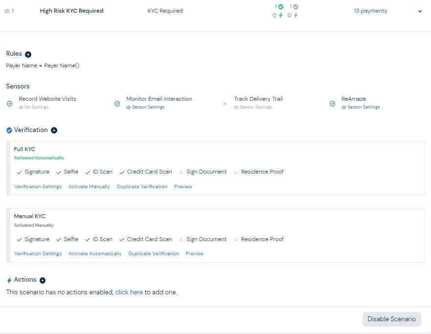 FUGU Software - Risk scenarios management