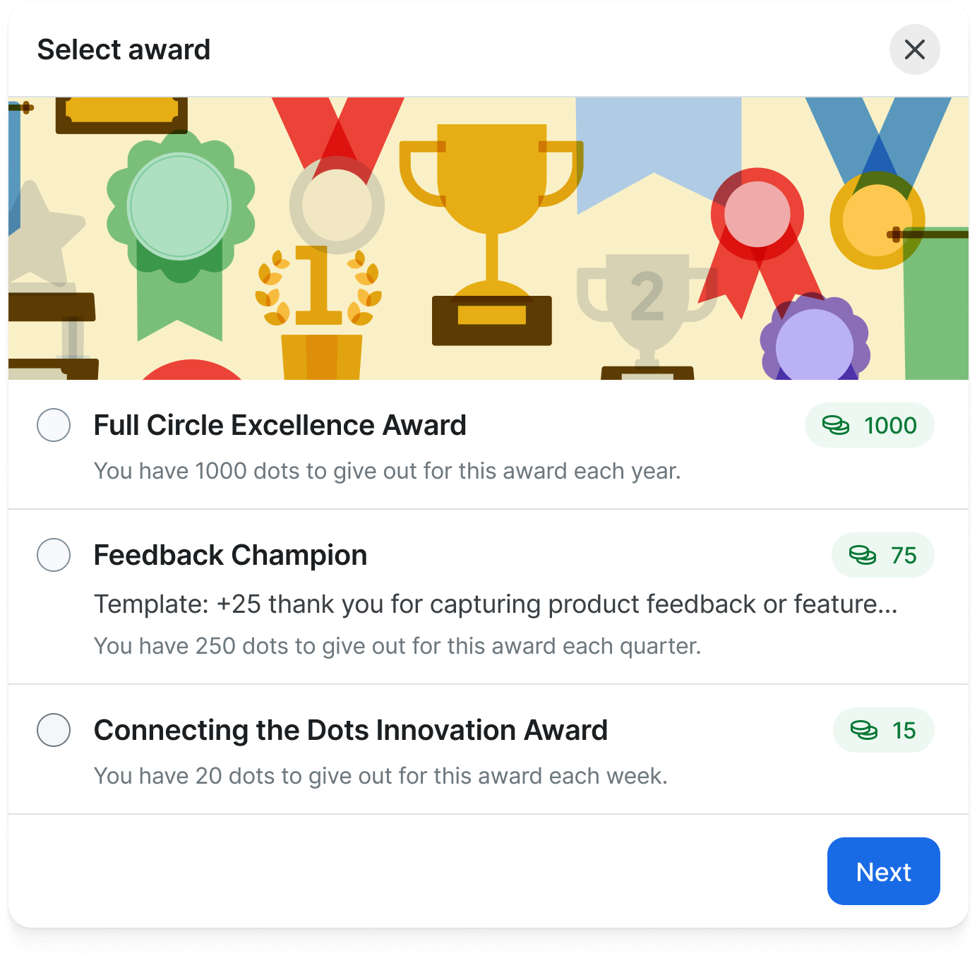 When you automate awards, you lift a task from your managers shoulders. Bonusly creates shared traditions across your company without burdening anyone with an Excel file full of dates.