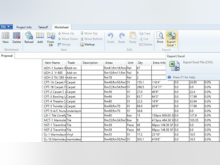 MeasureSquare Software - WorksheetDesign worksheets within Measure Square to then export to Excel for even more customization
