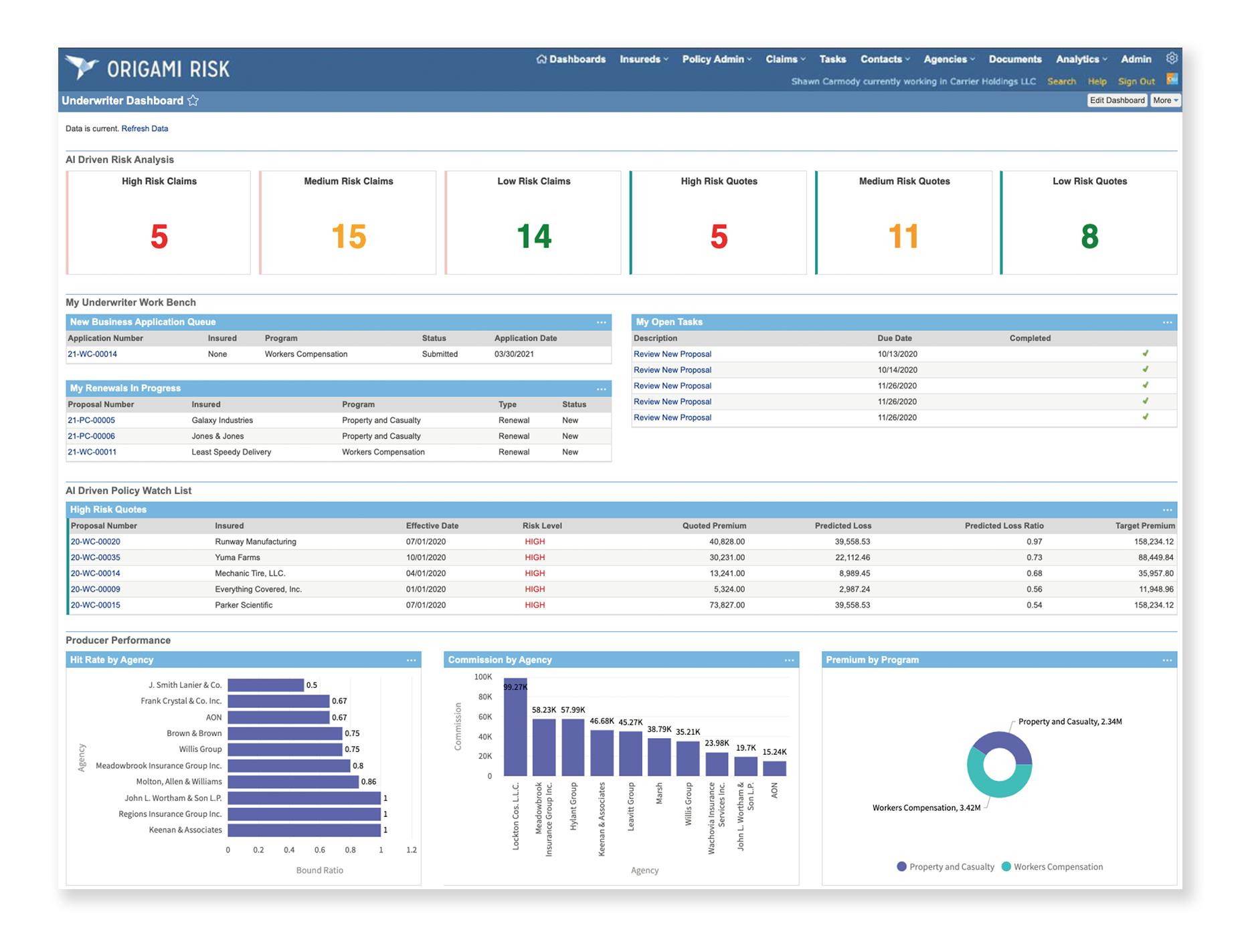 Origami Risk for P&C Insurance Pricing, Alternatives & More 2022 - Capterra