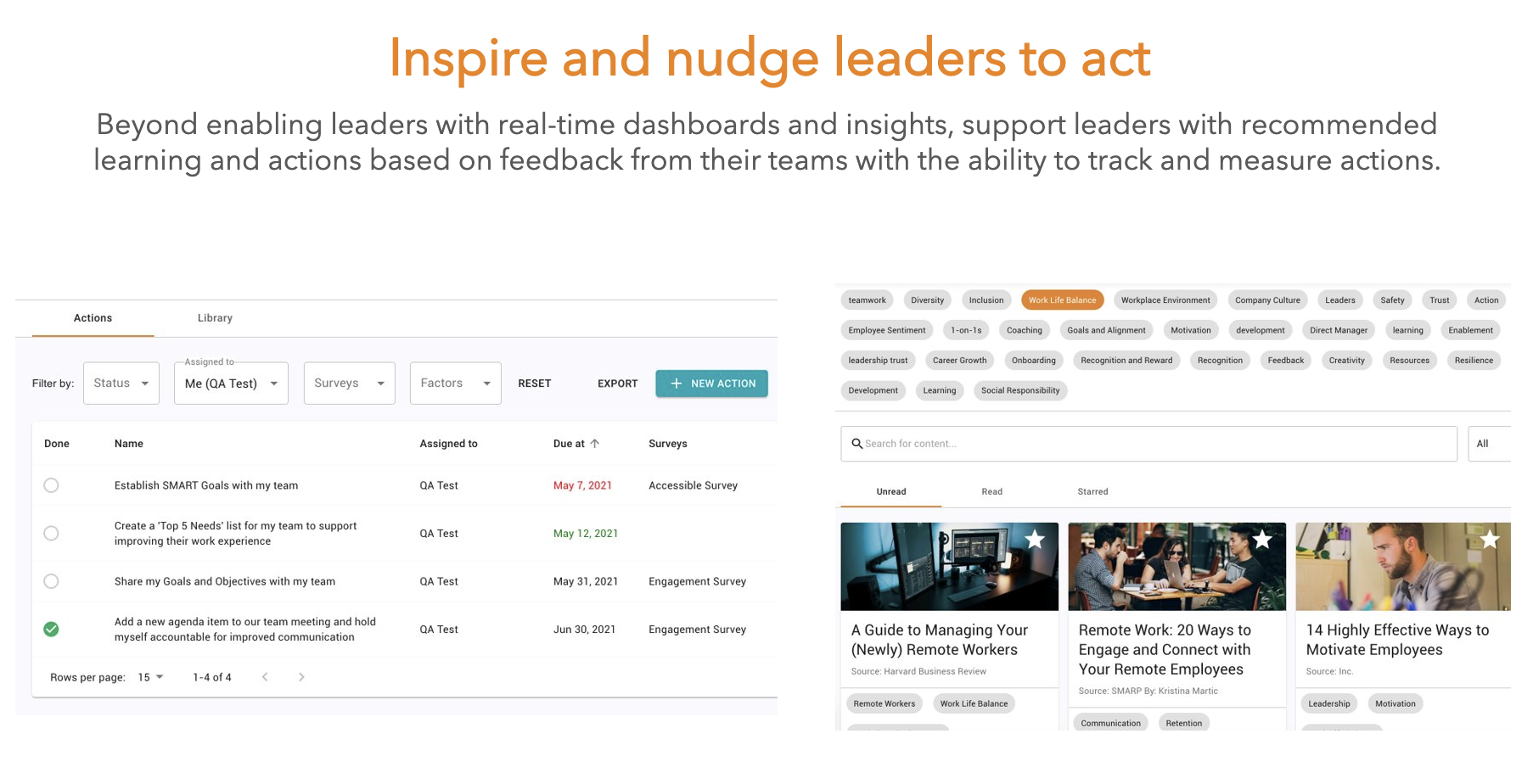 WorkTango Software - Inspire Leaders to Act