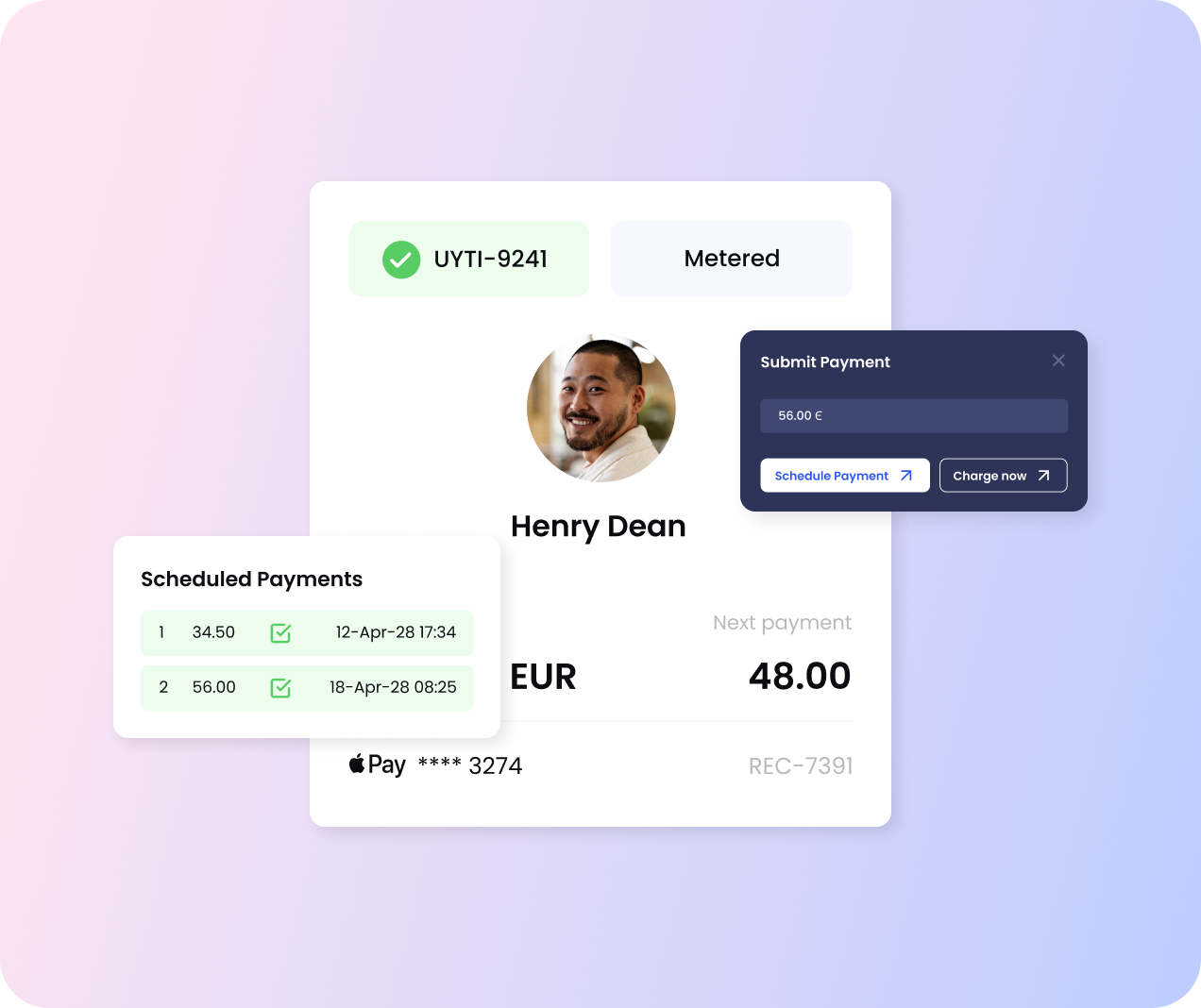 BillPro Software - BillPro metered payments