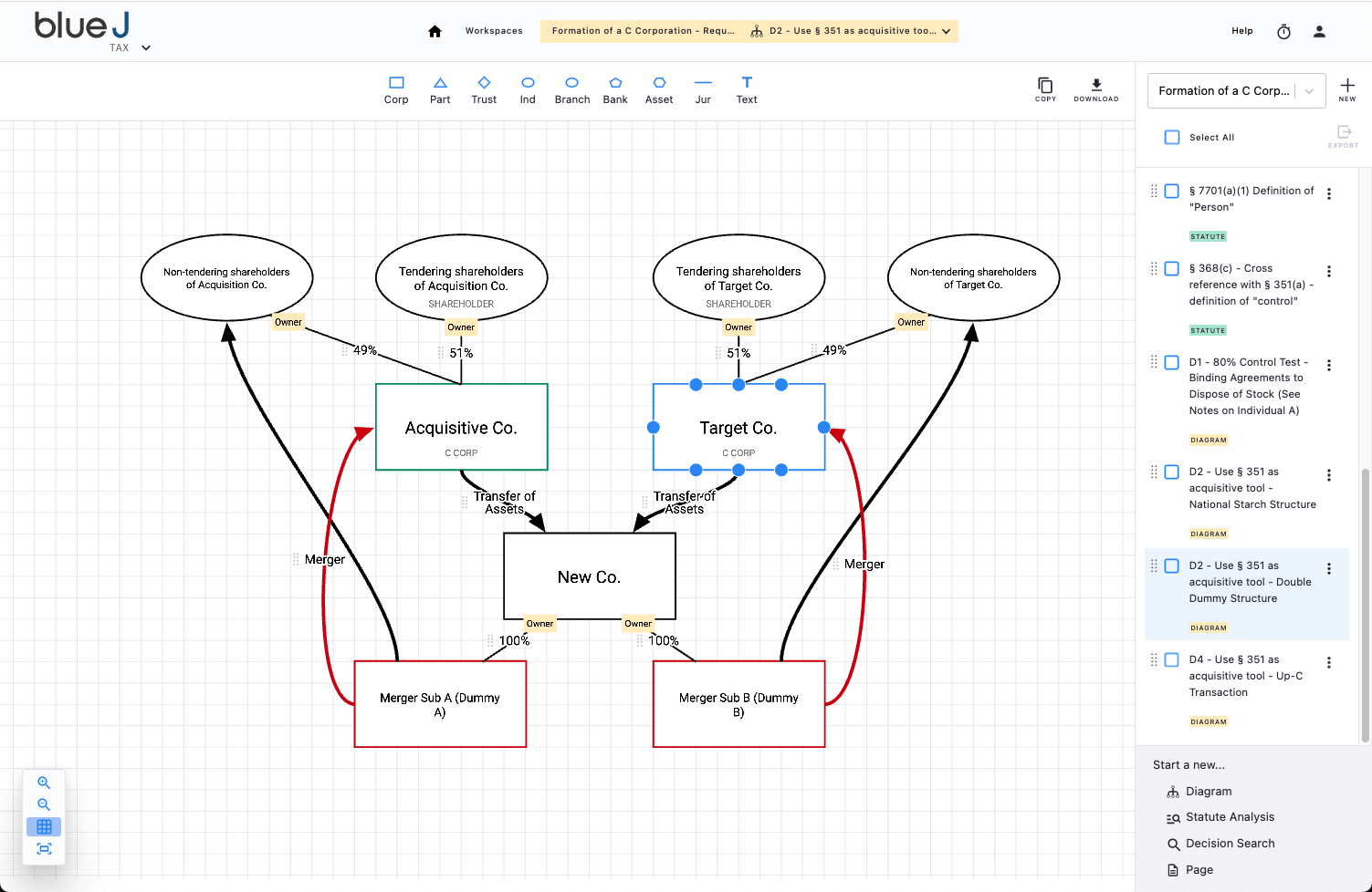 Create complex diagrams in minutes with a purpose-built solution. Easily add colors, labels, curving lines and more for a professional diagram design.