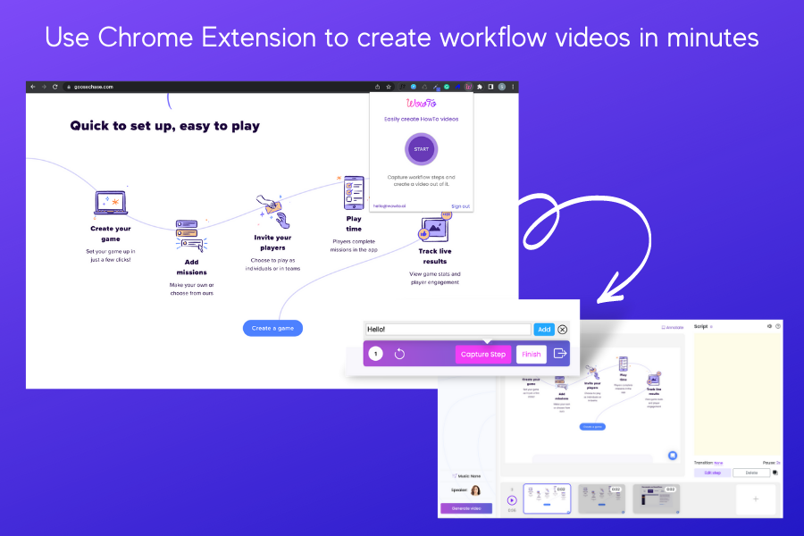 WowTo Software - Chrome extension to create workflow videos