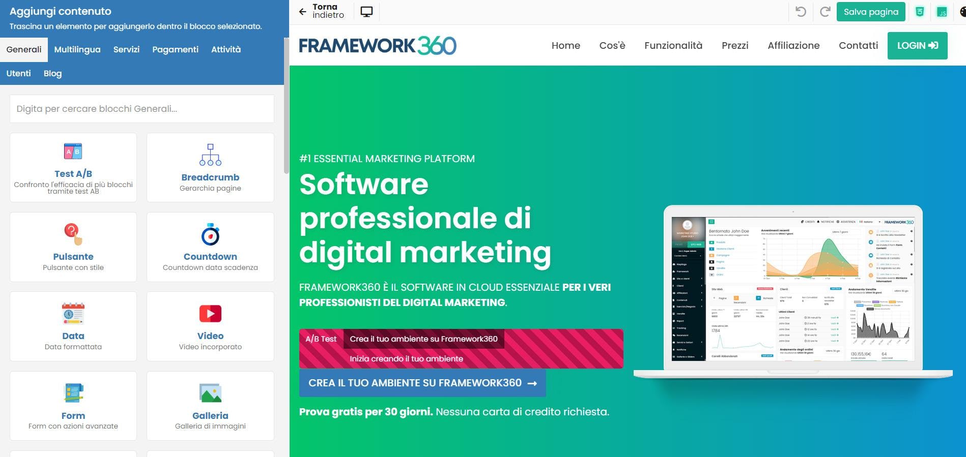 Framework360 Software - Website Builder