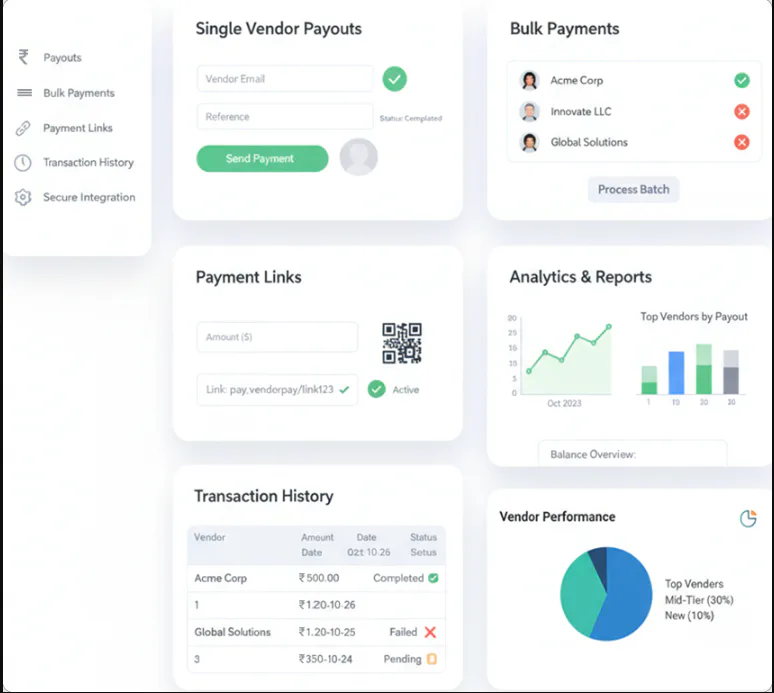 Vendor Payment API Price, Features, Reviews & Ratings - Capterra India