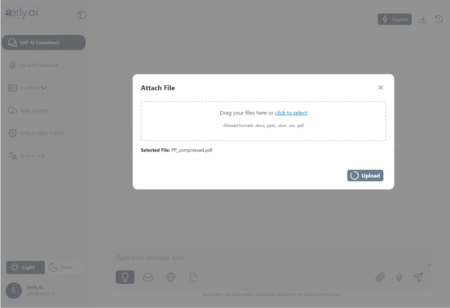 SAP AI Consultant Software - SAP AI Consultant document-based responses - thumbnail