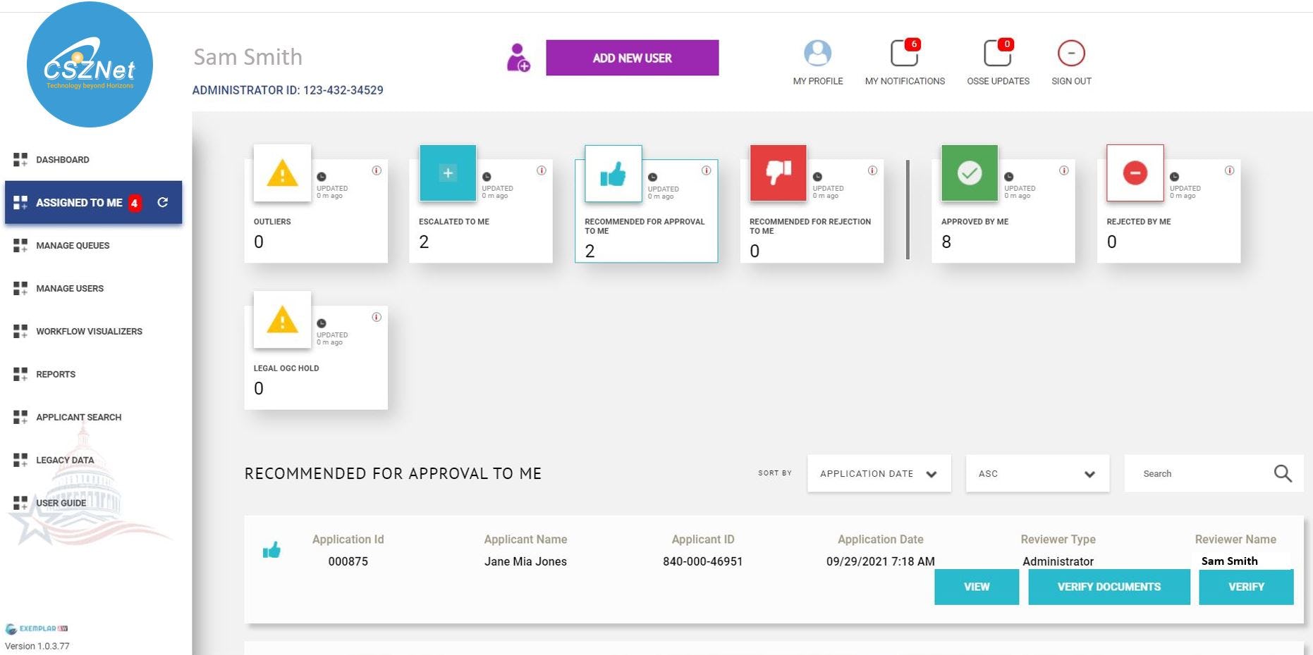 Exemplar AW Software - 4