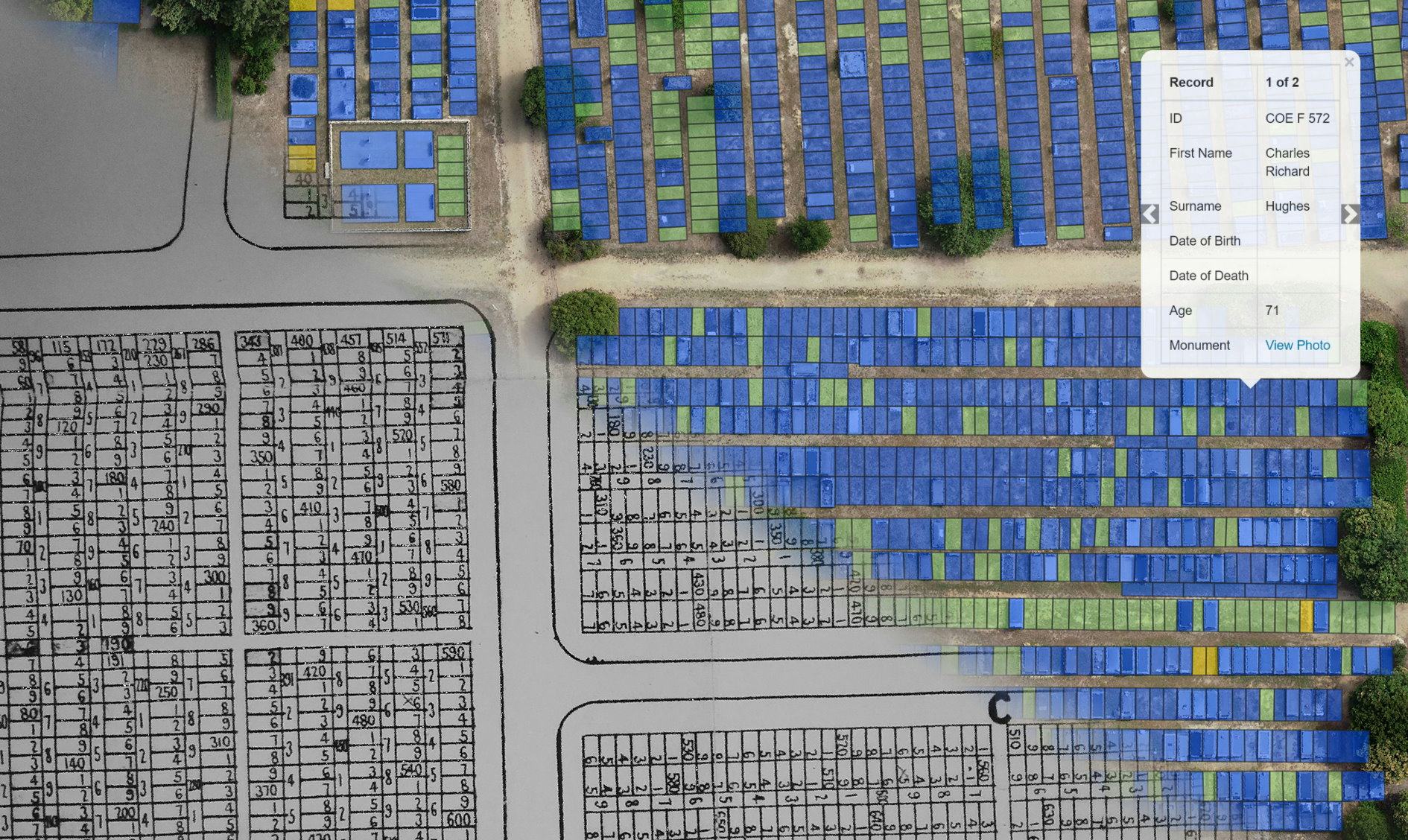 Chronicle Software - Digitise your cemetery plot map from paper to cloud-based platform