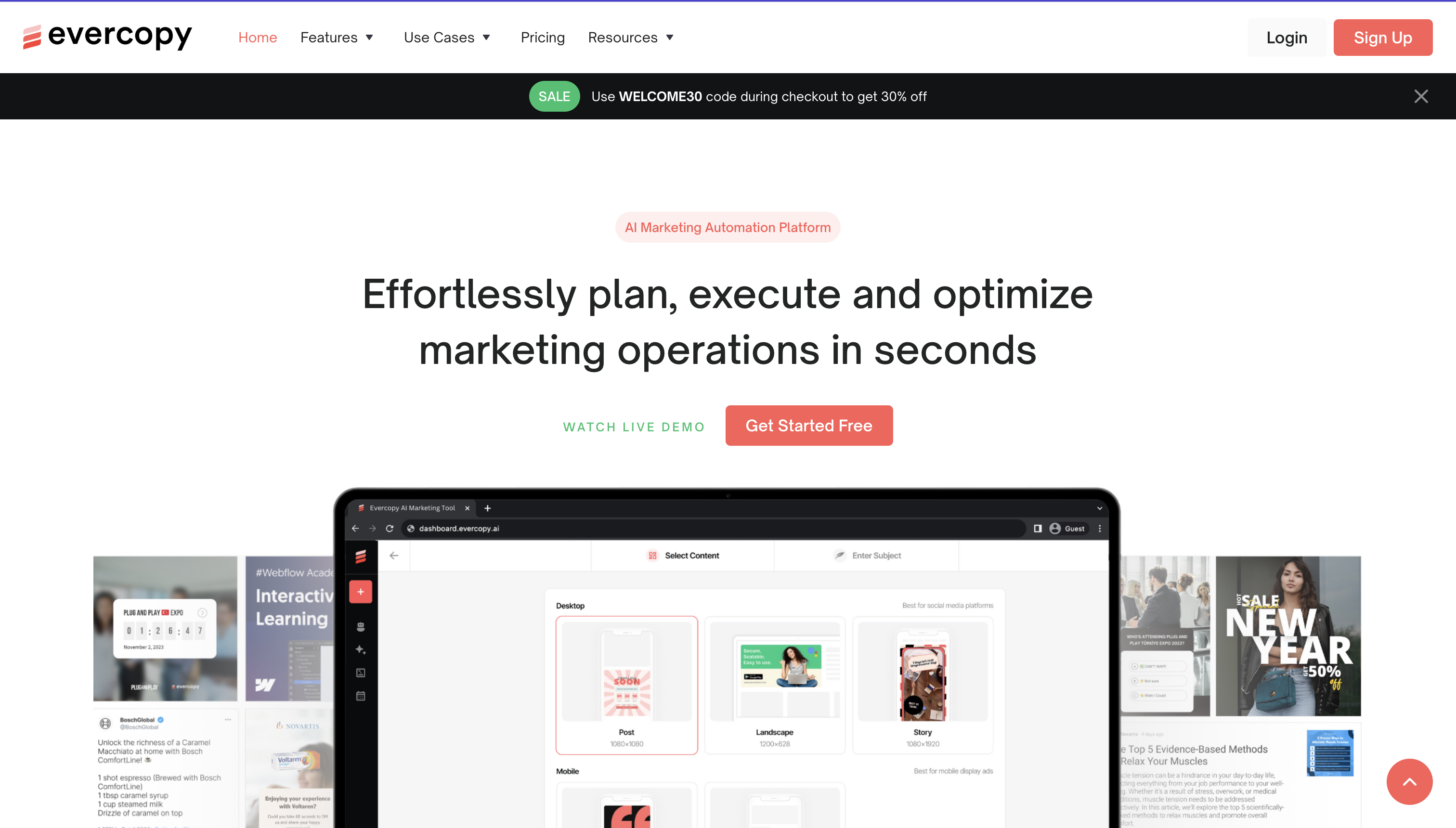 Evercopy Software - Evercopy Landing Page