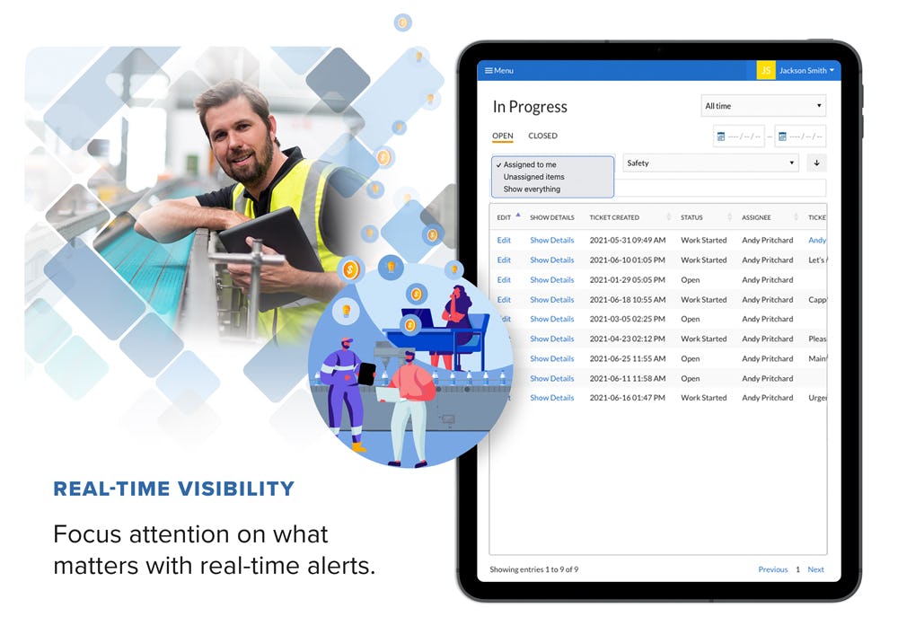 Weever Software - Real-time visibility - Monitor what matters and receive alerts instantly if something requires your attention.