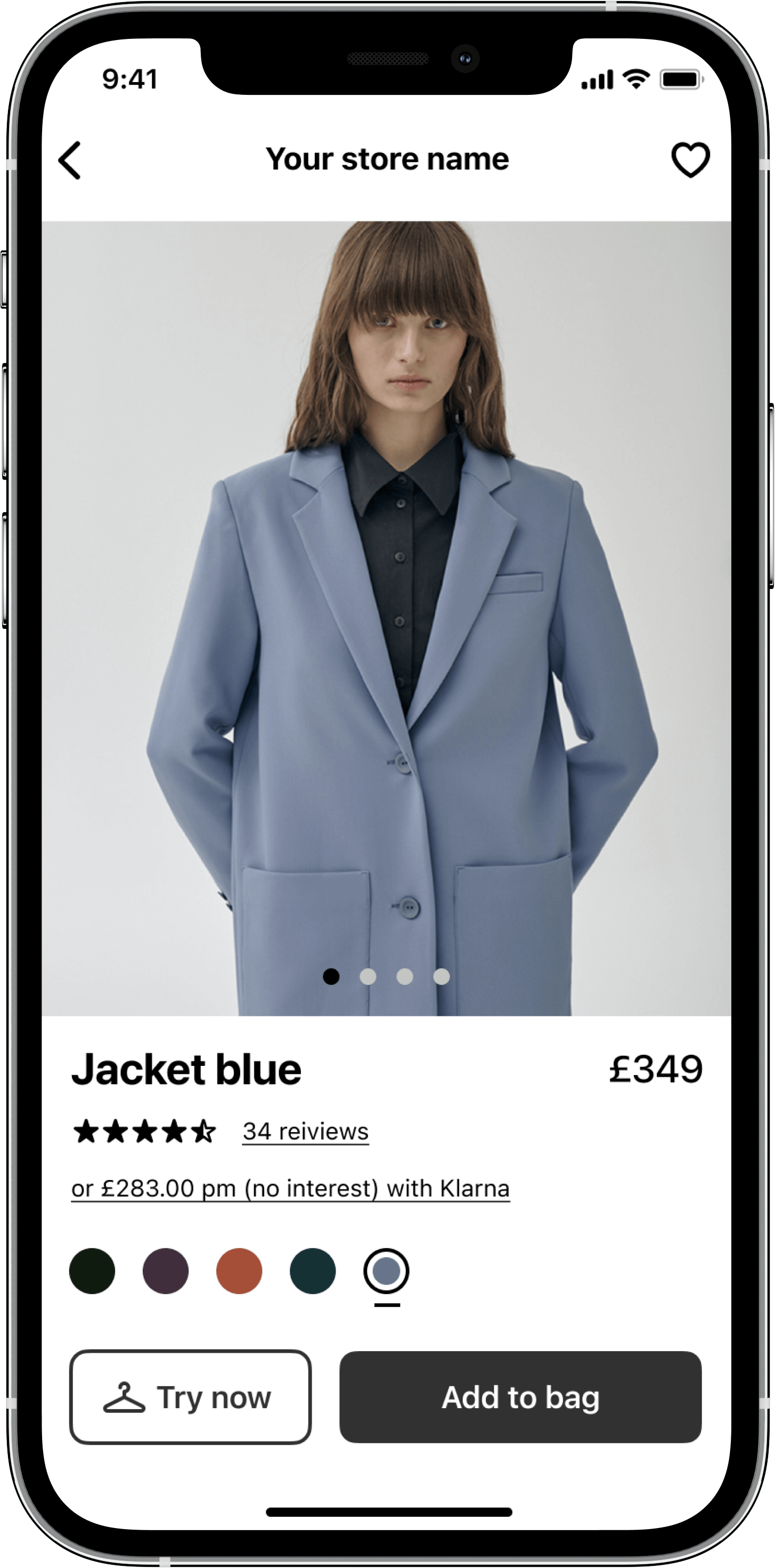 EasyTry screenshot: Integration to Online store