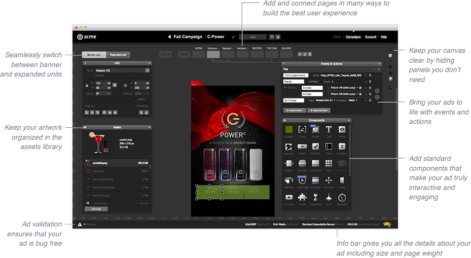 Celtra Software - Building ads in Celtra