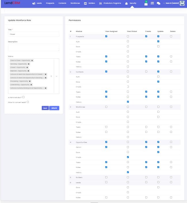 LendCRM Software - 3