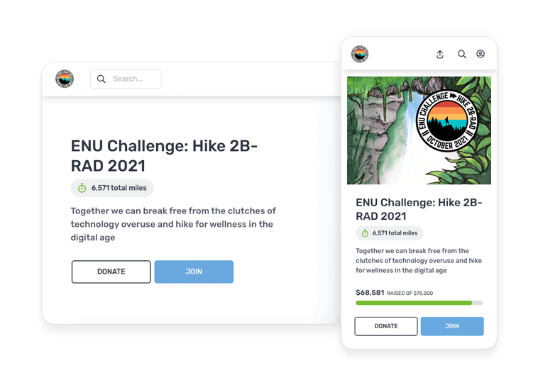 Empower fundraisers to share their 'why.' Supporters can personalize their fundraising pages in seconds and create team pages to recruit their friends and family to join the cause.