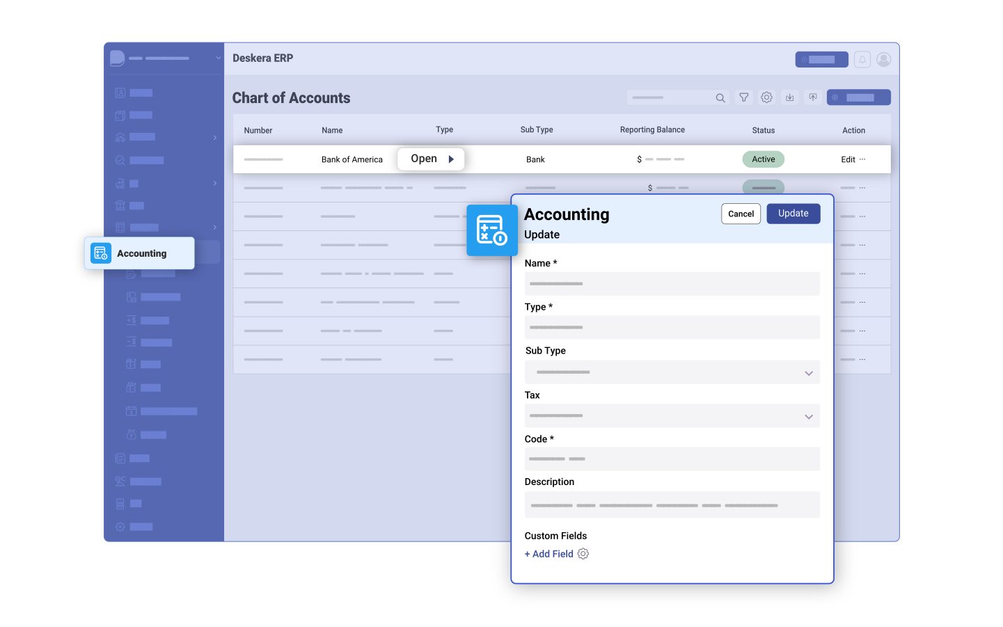 Track transactions, create invoices, generate reports, monitor accounts receivable and payable, create custom financial year schedules, and manage multiple currencies.