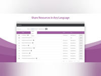 eMentorConnect Software - Share resource, translate