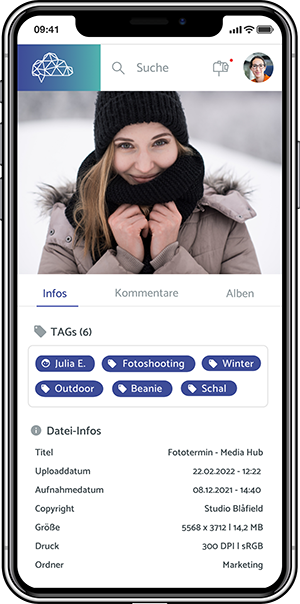 teamnext | Media Hub screenshot: teamnext | Media Hub mobile details