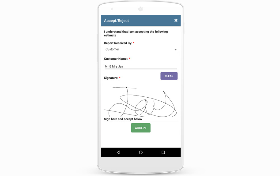 Commusoft Software - Create certificates and capture customers signatures on site.