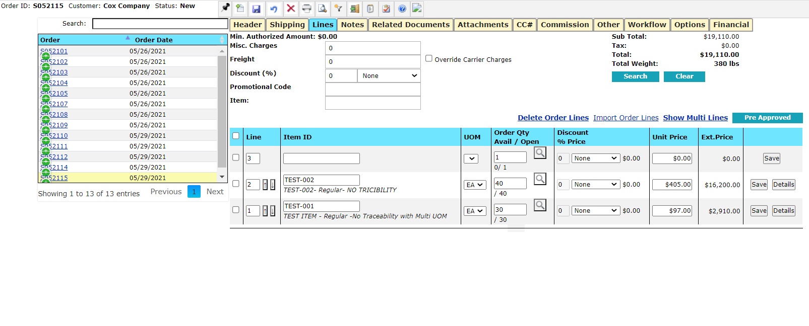 Sales Order Line-thumb