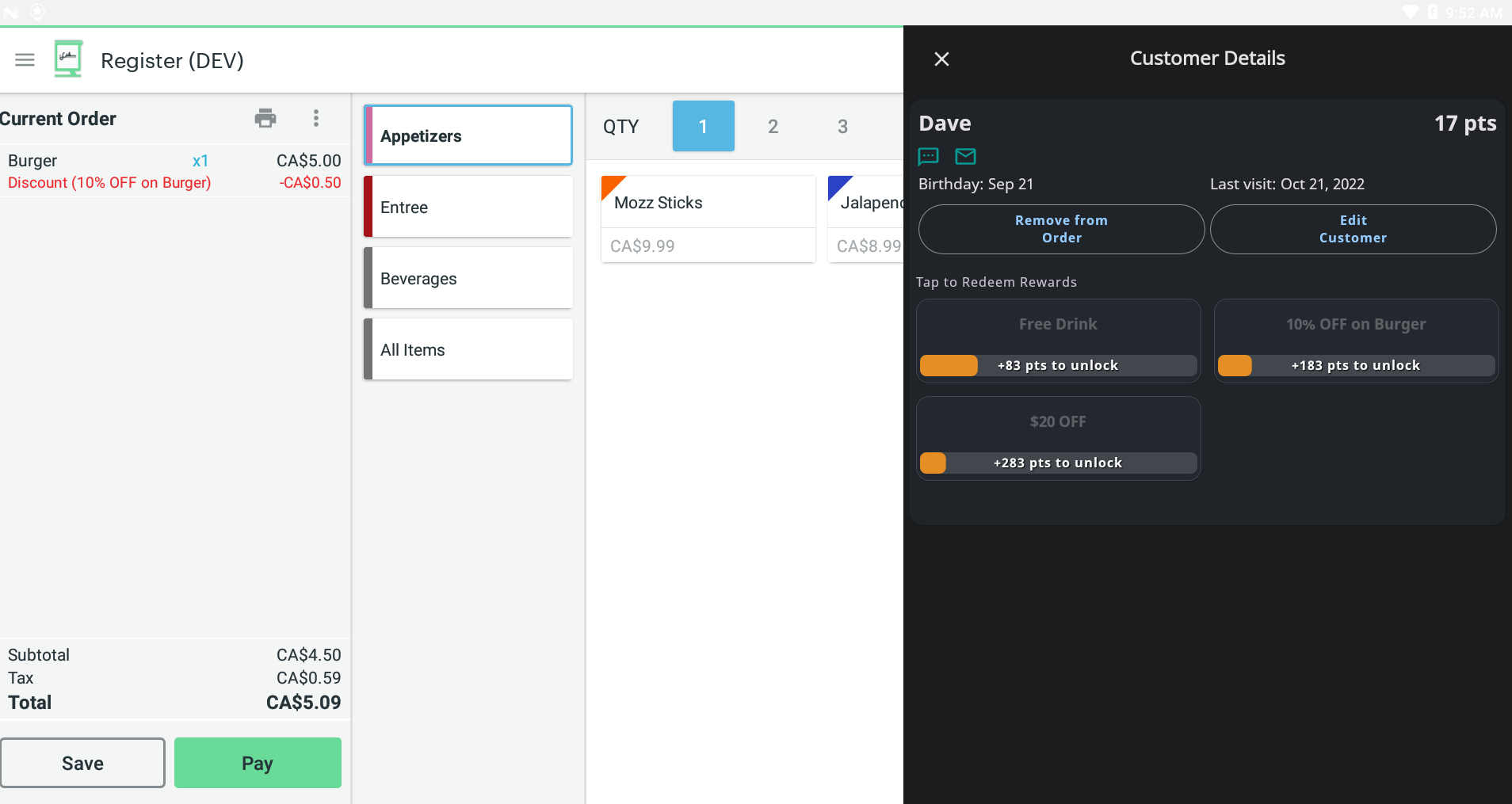 RewardUp screenshot: RewardUp Clover Widget