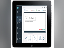 Rentrax Software - Signatures can be captured for contracts using the electronic signature tool