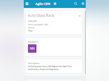 Agile CRM Software - Track deals, move milestones, and check ongoing deals from Agile CRM's mobile app