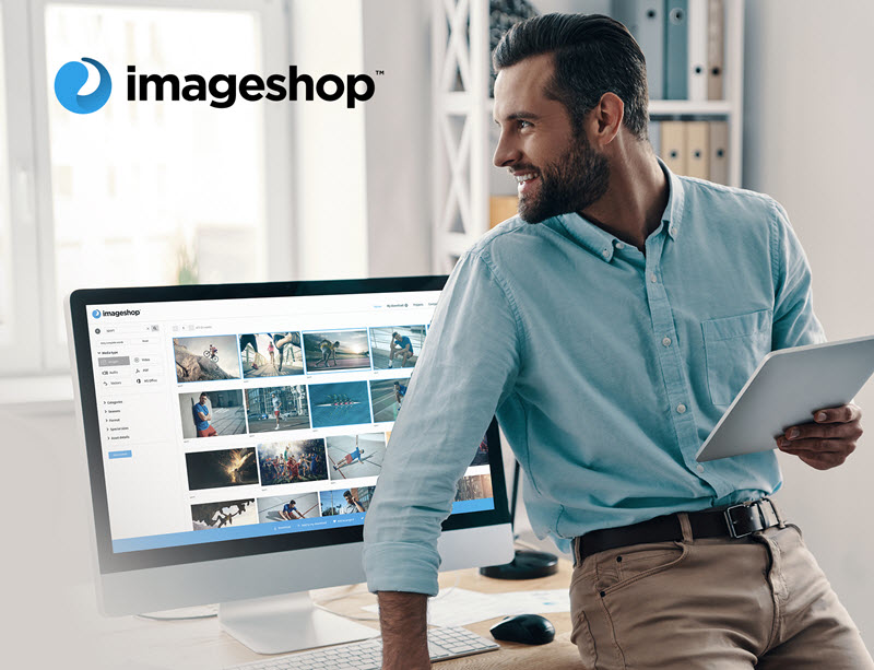 Imageshop screenshot: Available for desktop, tablet and mobile.