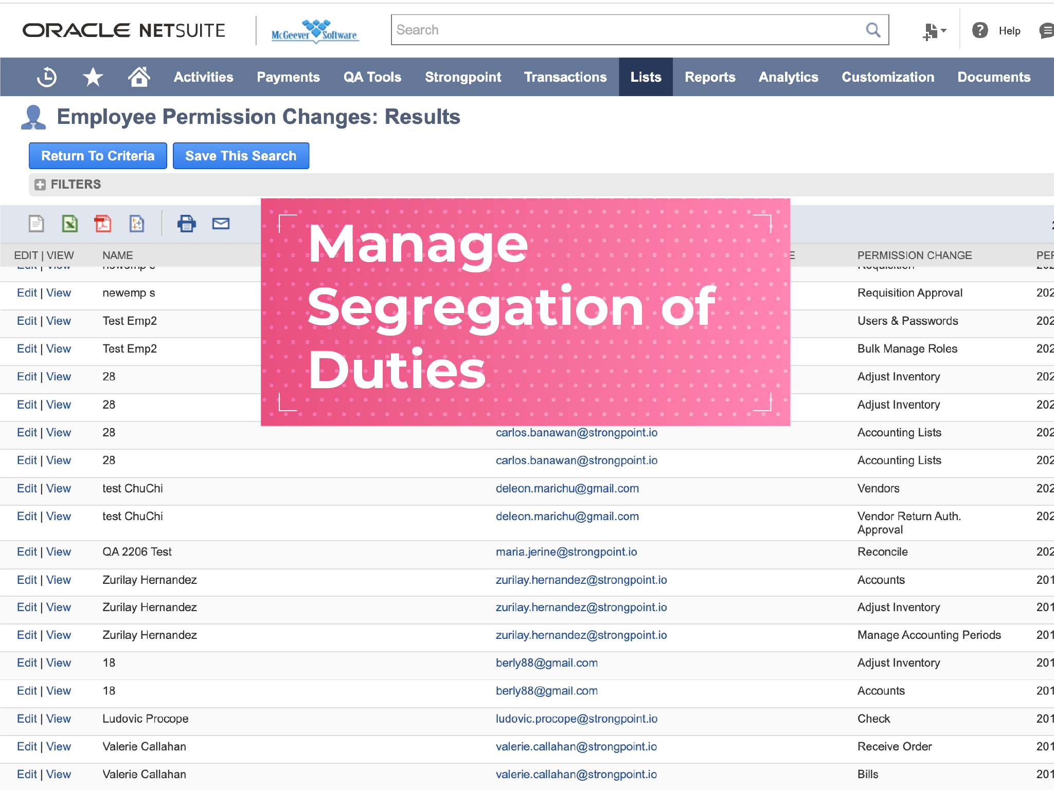Block the assignment of critical and see violations directly in the Employee Record