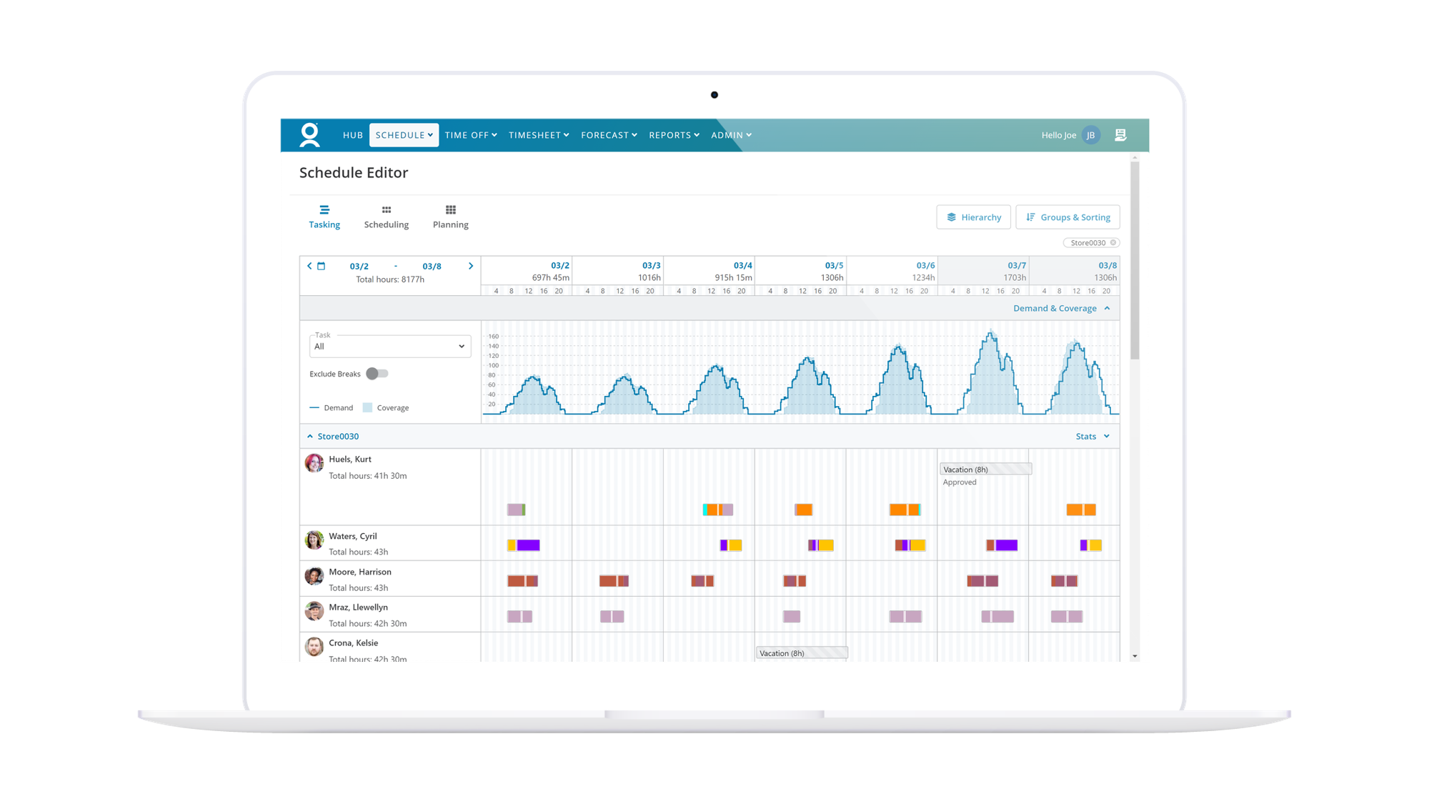 WorkForce Scheduling was built with the multi-faceted organization in mind to ensure every schedule—from the predictable to the highly variable—meets the needs of the business and its employees.