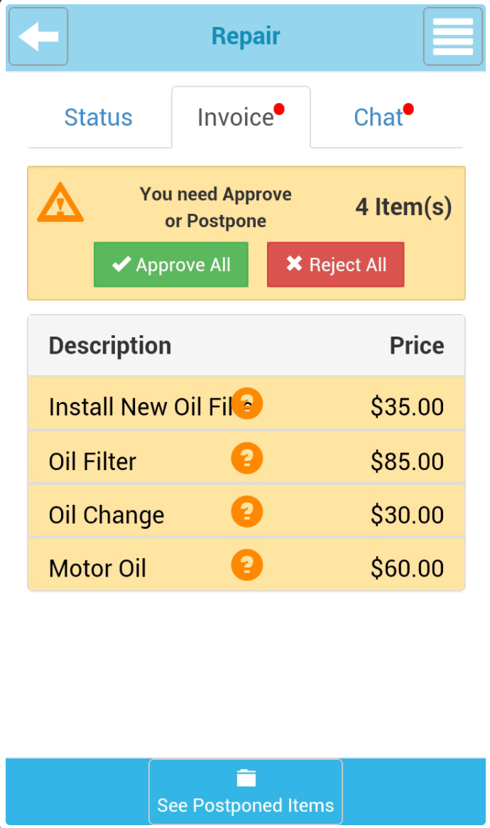 auto repair invoice software with mobile vin scanner