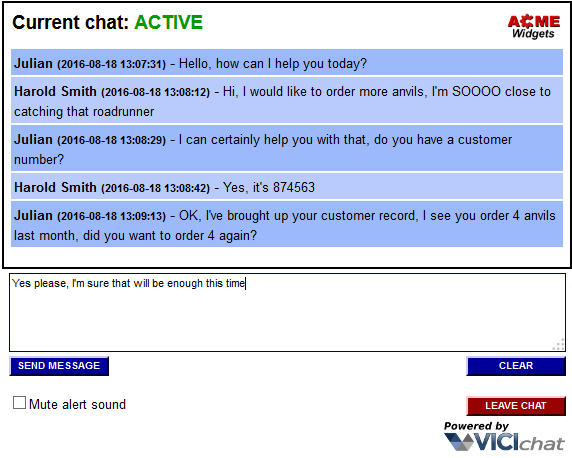 VICIdial Software - Live web chat