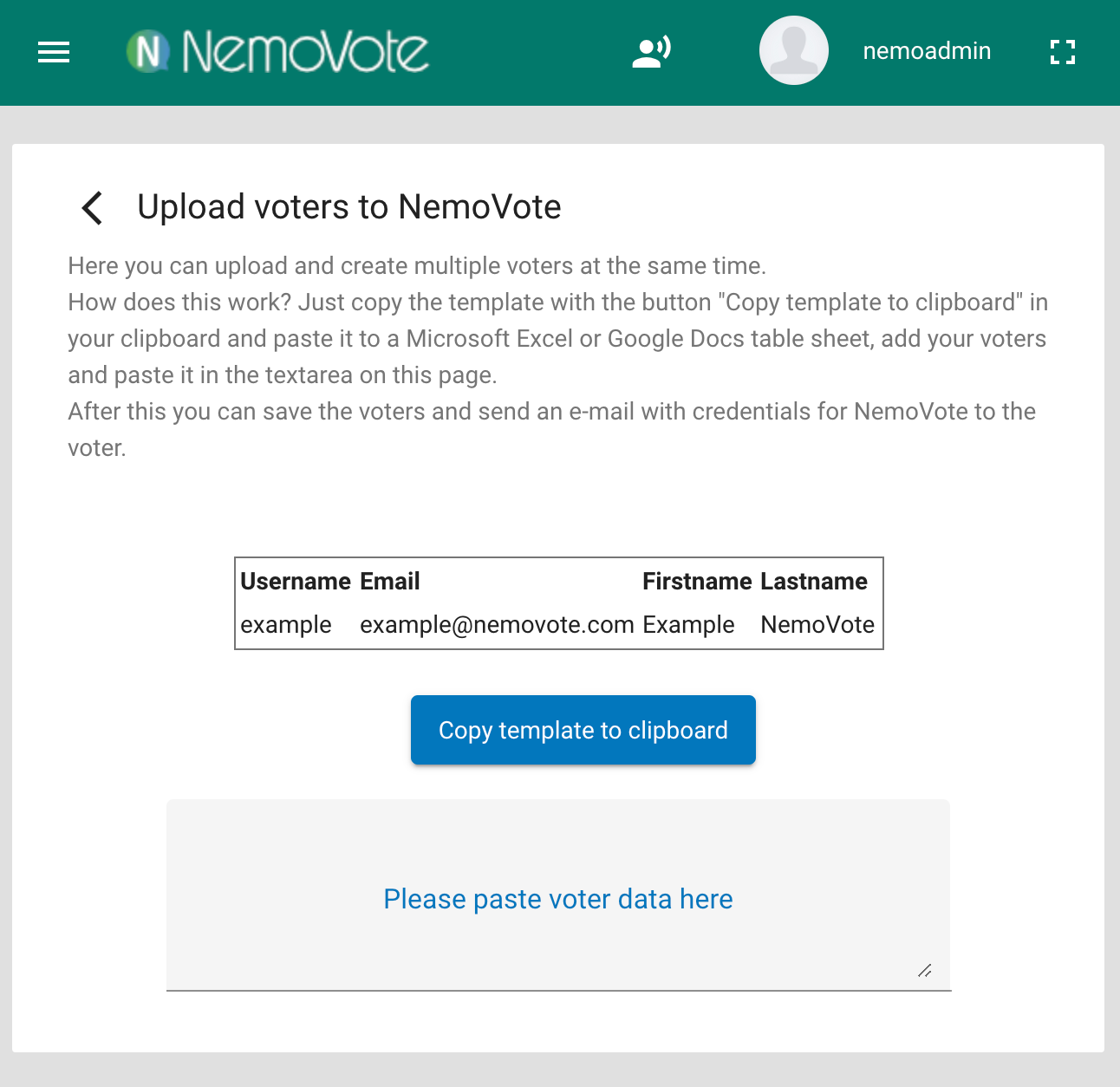 NemoVote Software - 4