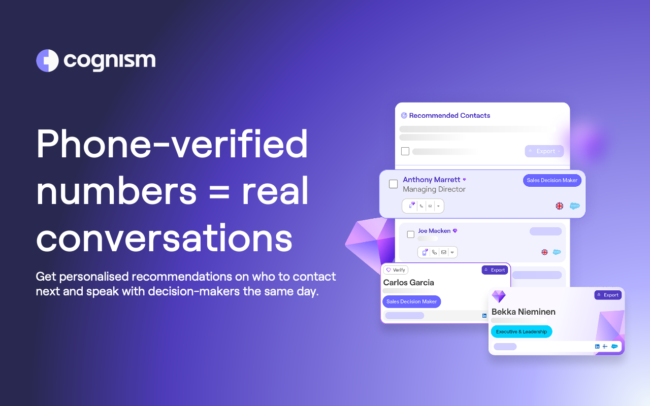 Cognism Software - 4