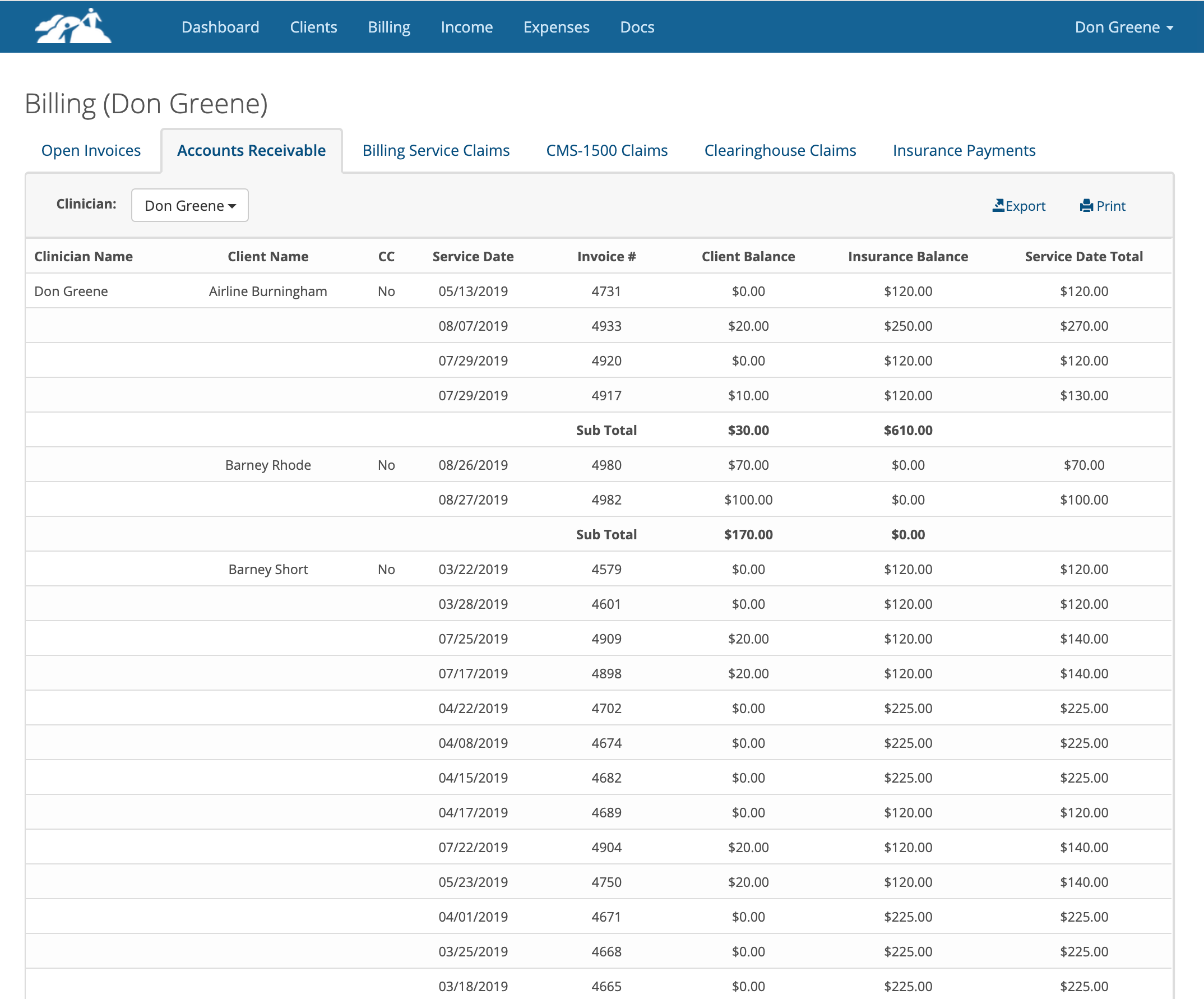 TherapyMate Software - 5