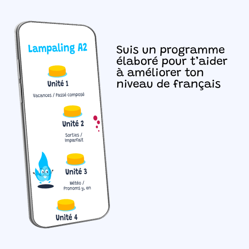 LampaLing screenshot: cours de français