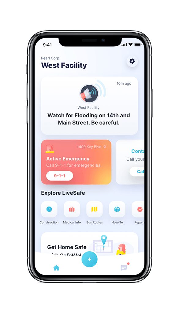 Vector LiveSafe screenshot: LiveSafe Mobile App