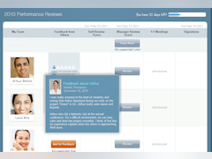 SAP SuccessFactors HXM Suite Software - SuccessFactors team view with feedback - thumbnail