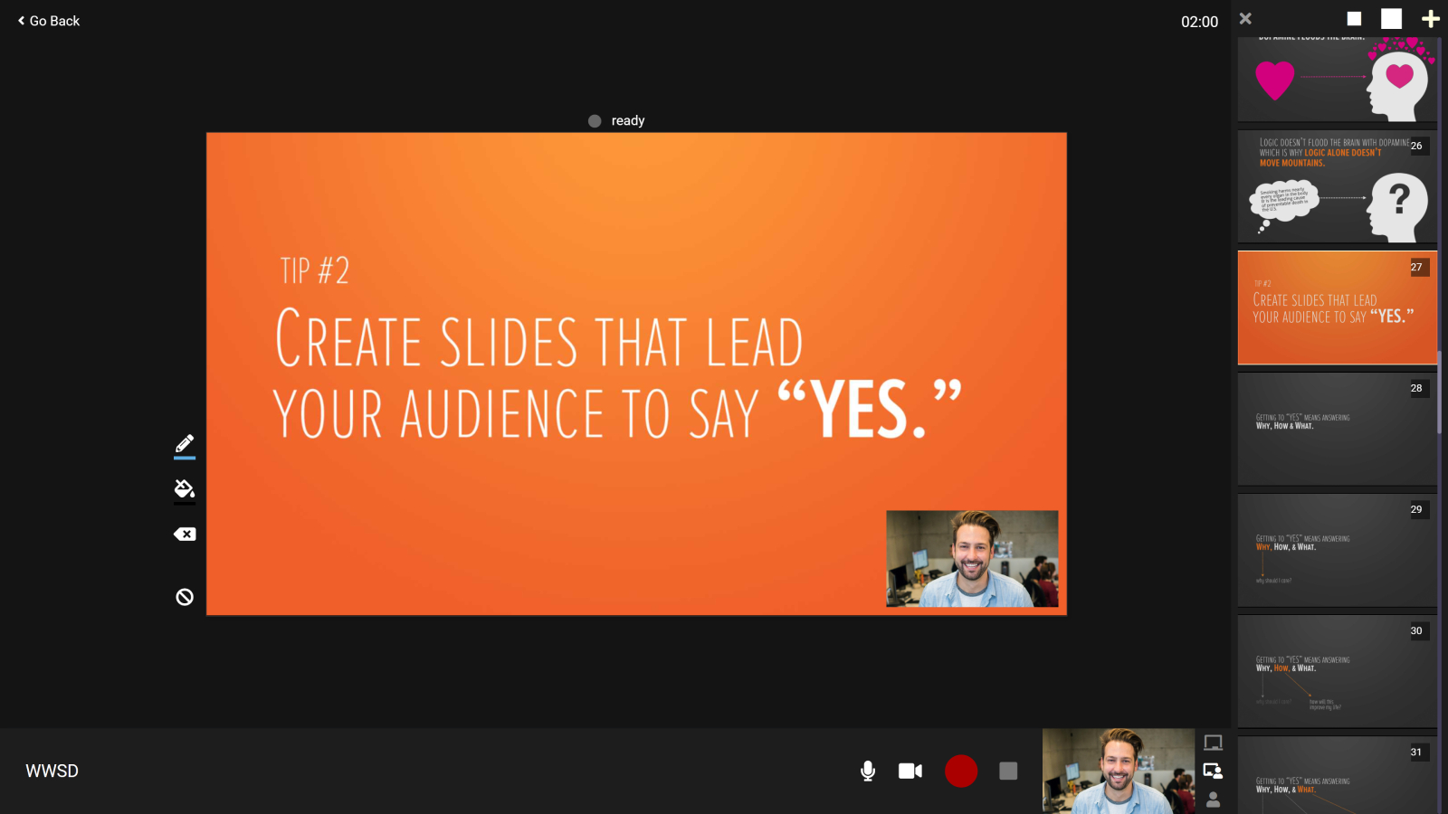 Record your presentation with integrated slides, video, and annotations-thumb