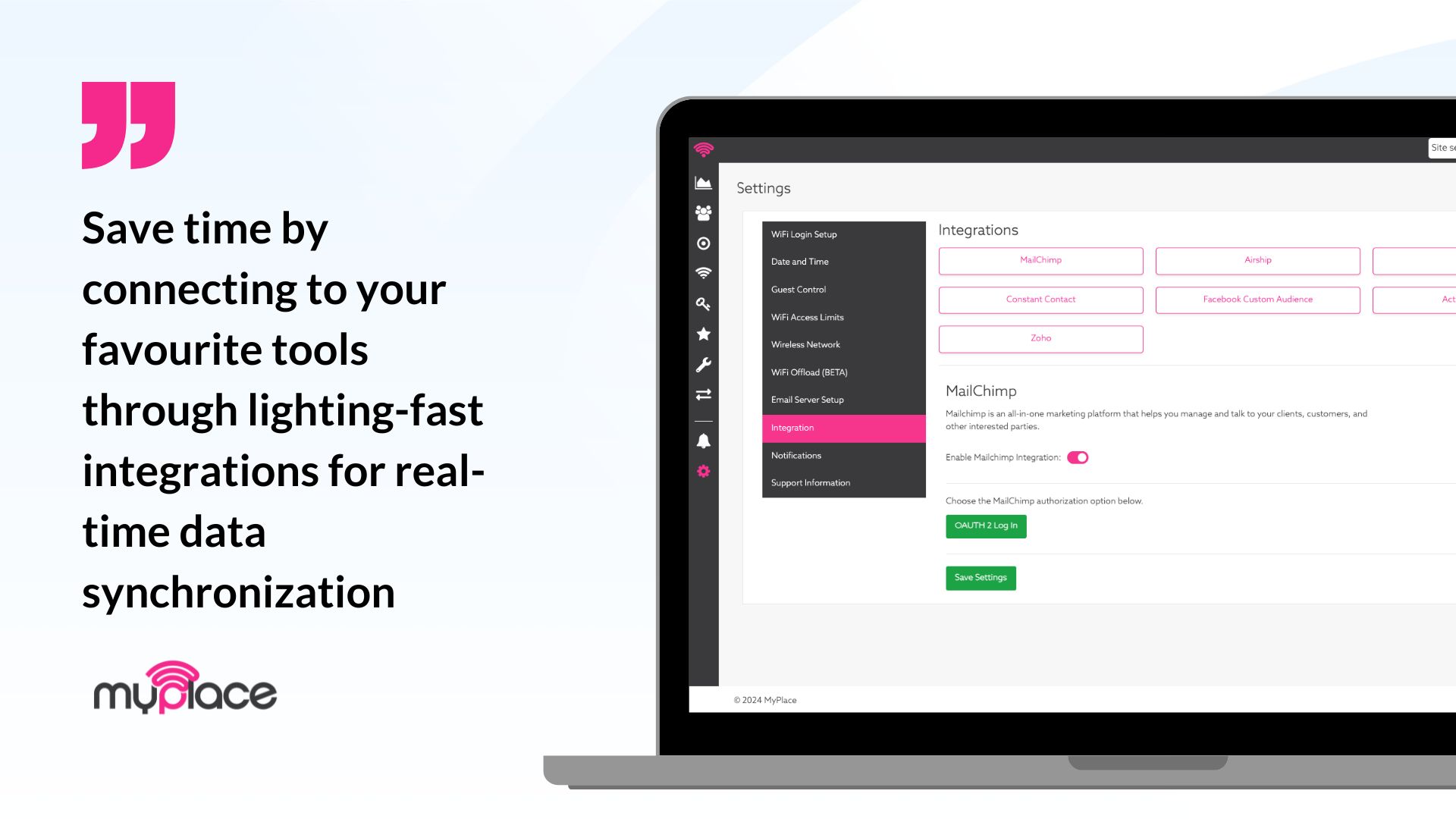 Save time by connecting to your favourite tools through lighting-fast integrations for real-time data synchronization