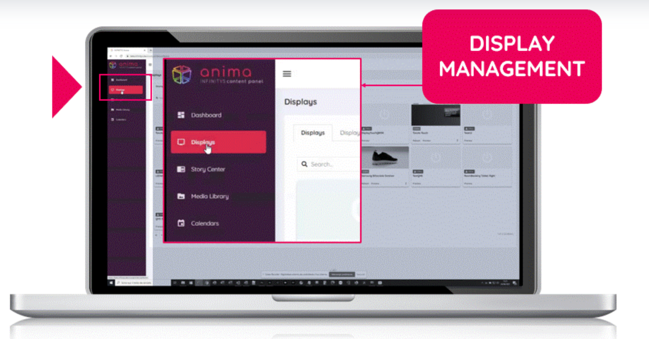 ANIMA Software - ANIMA display management