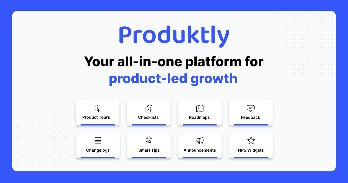 Produktly screenshot: Your all-in-one platform for product-led growth!