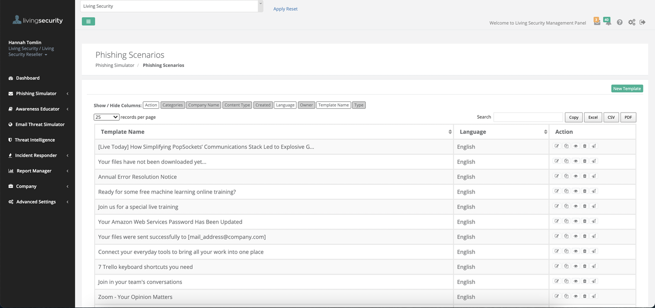 Human Risk Management Platform Software - Human Risk Management Platform phishing simulations