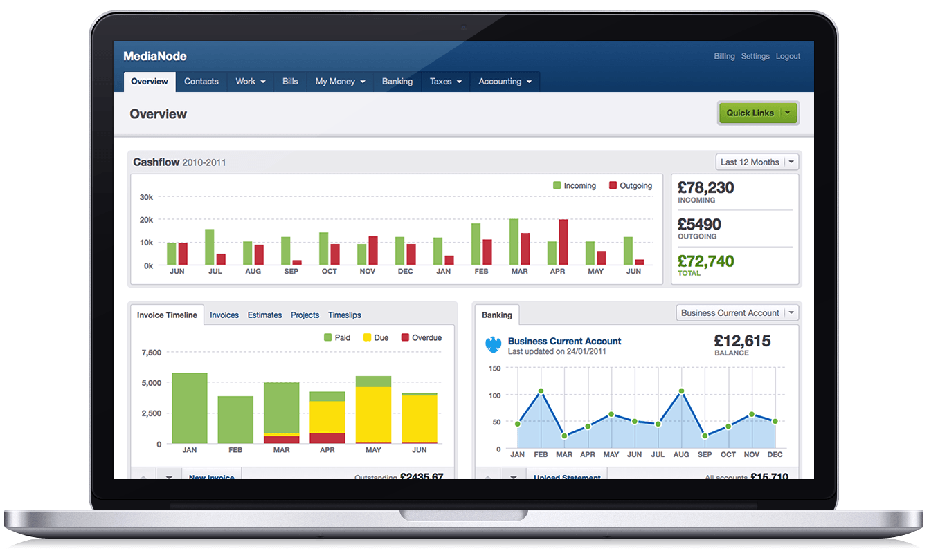 FreeAgent for the iPad