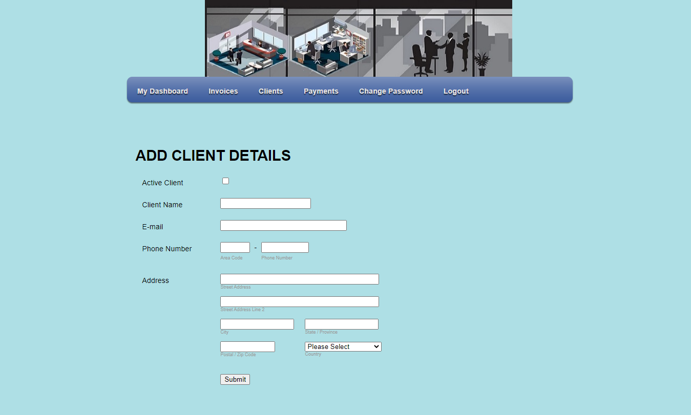 Add Client Details Online