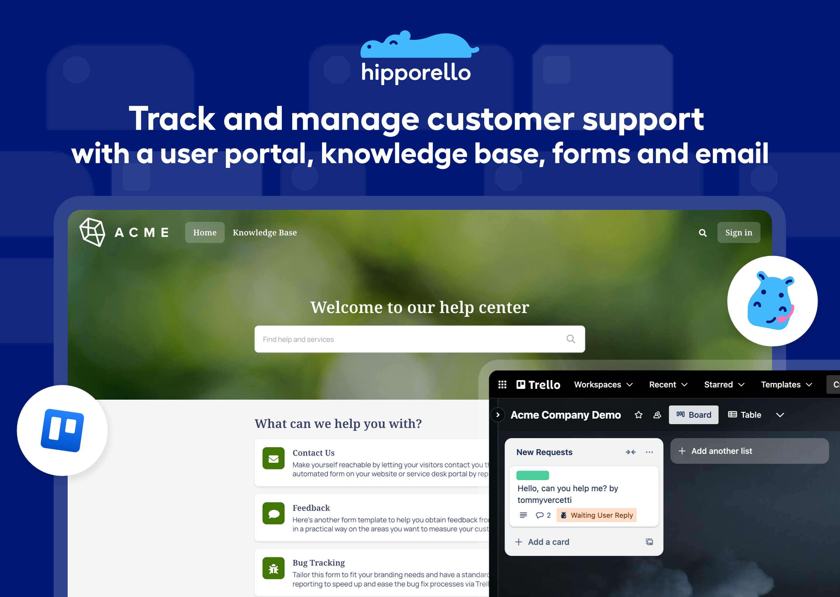 Hipporello Service Desk for Trello