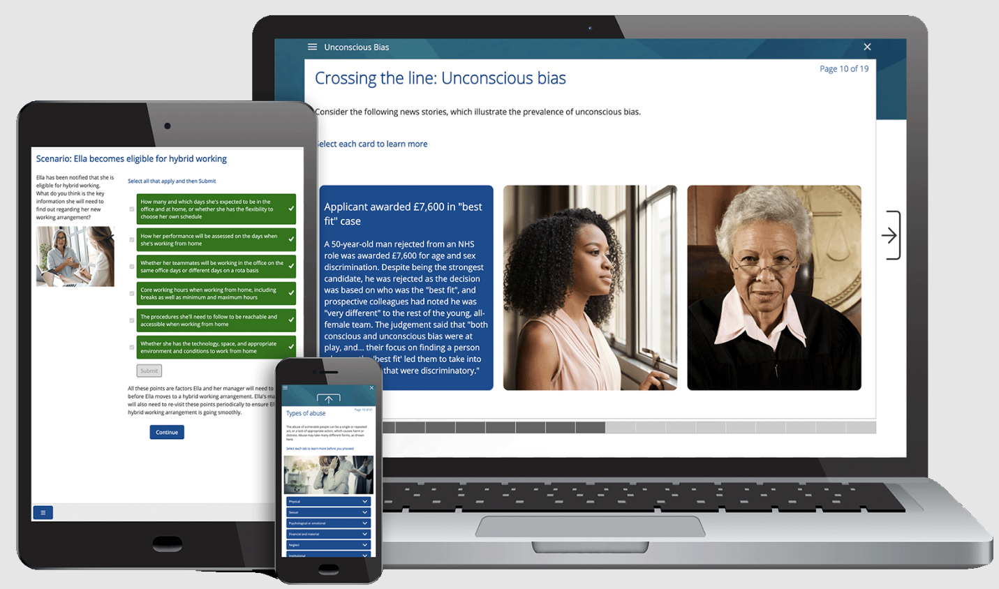Skillcast screenshot: Course Content